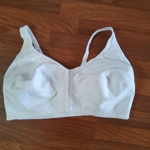 Comfortchoice Cotton Wire-free Wireless Bra 48G White New